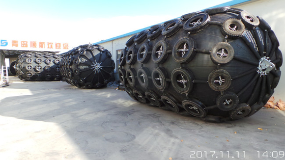 Defensas inflables de goma de nylon flotantes del muelle de Yokohama Yokohama de la defensa ISO17357