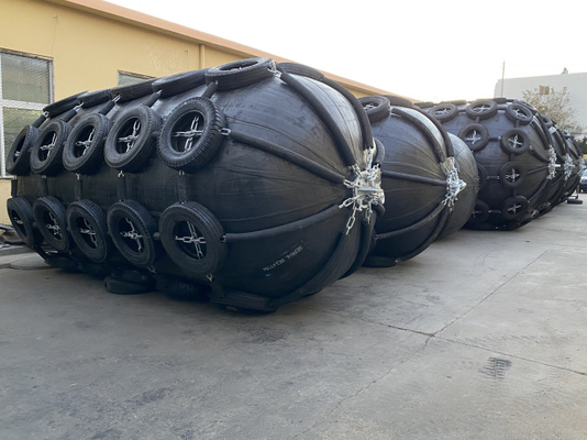 Barco Yokohama de parachoques Marine Fenders Nylon Rubber Pneumatic del amarre del STD