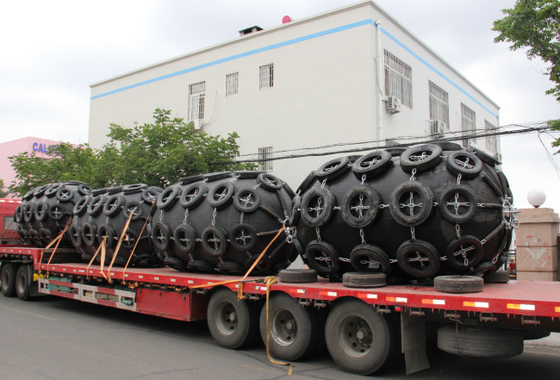 seguridad de goma de nylon de la protección del barco de la defensa de 0.08mpa 0.05mpa Yokohama