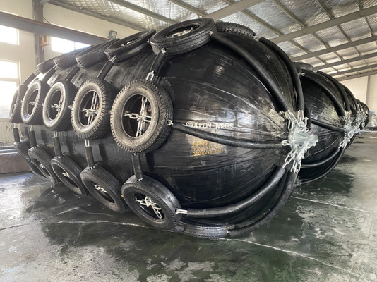 Tipo neto presión interna inicial 50kPa Marine Rubber Fender buque-buque