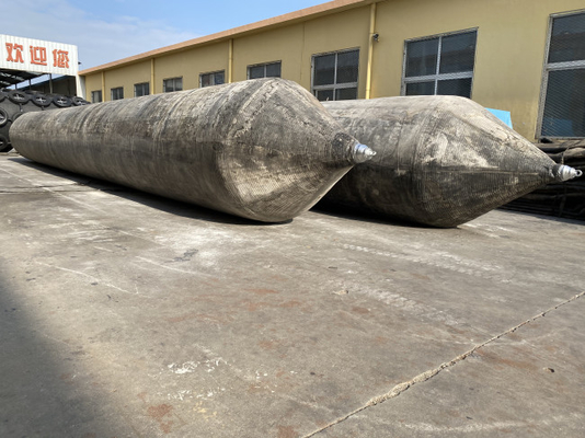 Buen barco vulcanizado Marine Airbag For Ship Launching de la nave de la tirantez del aire saco hinchable de goma