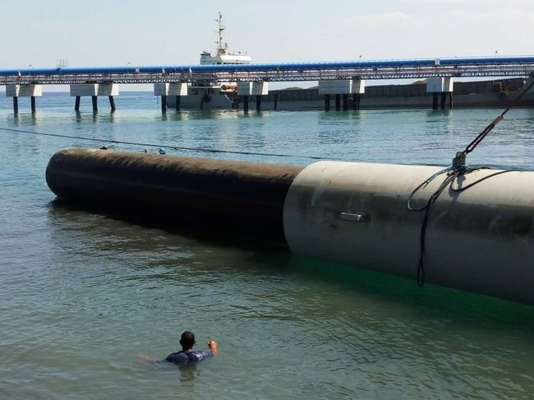 CCS certificó salvamento flotante de lanzamiento del barco de goma del tubo de la nave del saco hinchable
