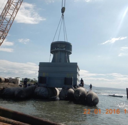 Saco hinchable de lanzamiento flotante de elevación del barco de Marine Salvage Airbags Nylon Rubber del rescate