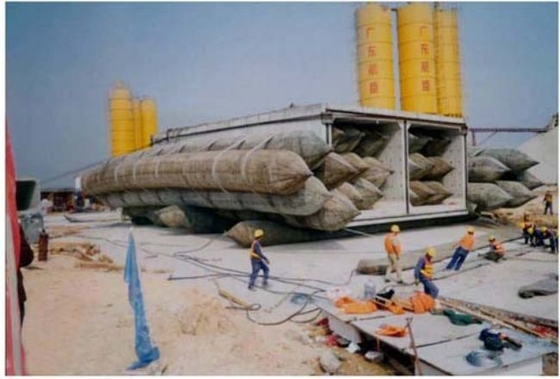 Sacos hinchables de elevación flotantes del bote de salvamento de Marine Salvage Airbags Black Vessels