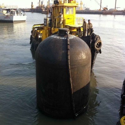 Defensas de goma flotantes submarinas 50kpa de las defensas neumáticas hidráulicas llenas de agua
