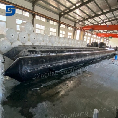 Negro Bolso de aire de elevación pesado Paleta ISO 14409 Bolso de aire inflable estándar con kits de reparación